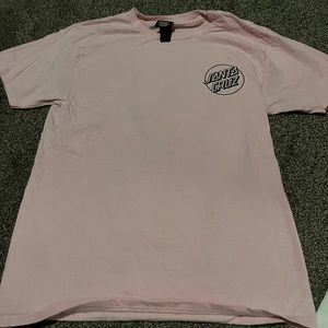 Pink santa cruz tee